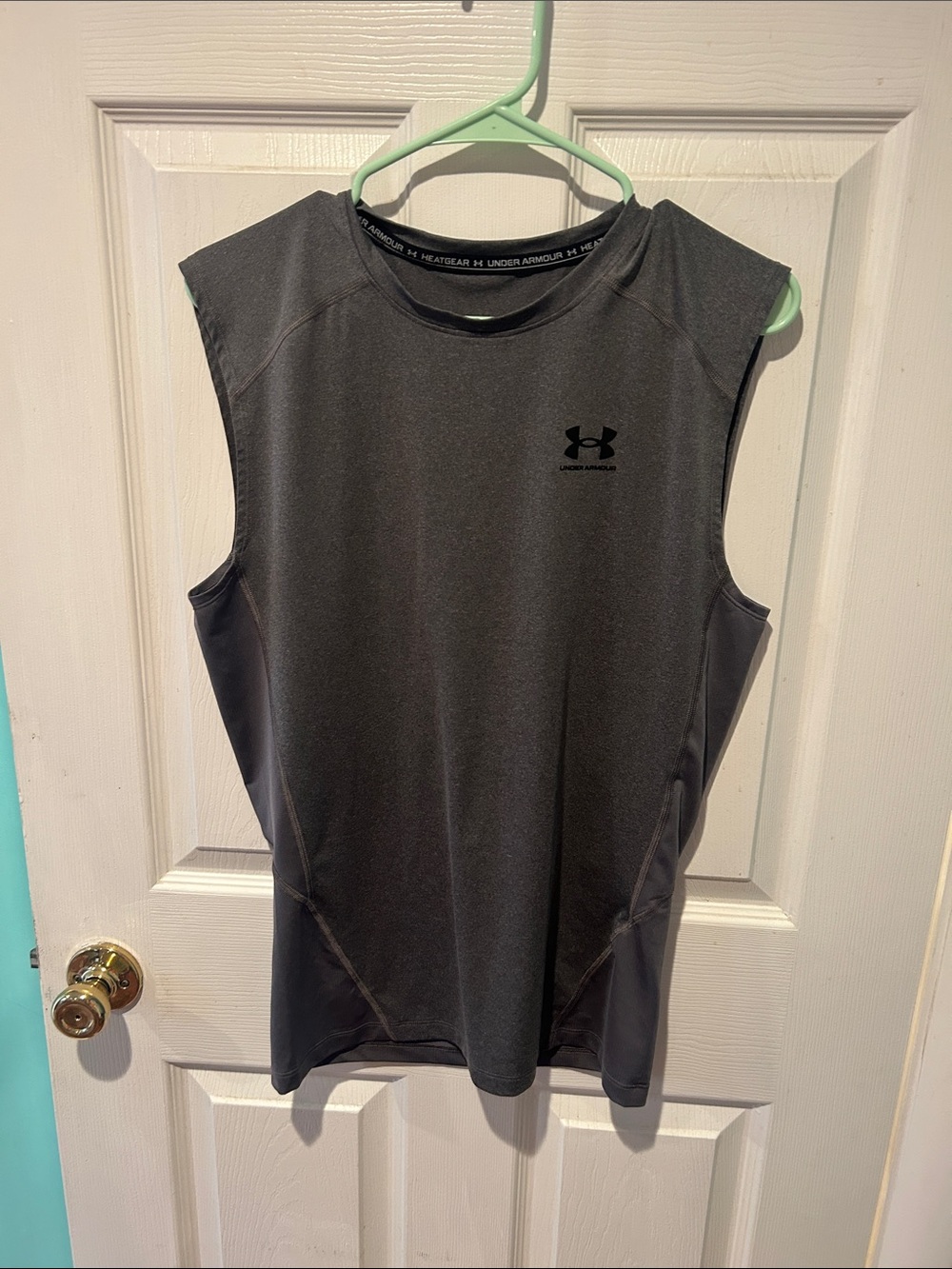 Under Armour Men's Sleeveless Performance Tank - Charcoal/Black